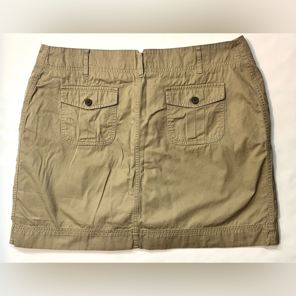 Lands End Women’s Tan Skirt Casual Skirt with Shorts Size 18P - Picture 10 of 14